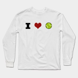 I love tennis Long Sleeve T-Shirt